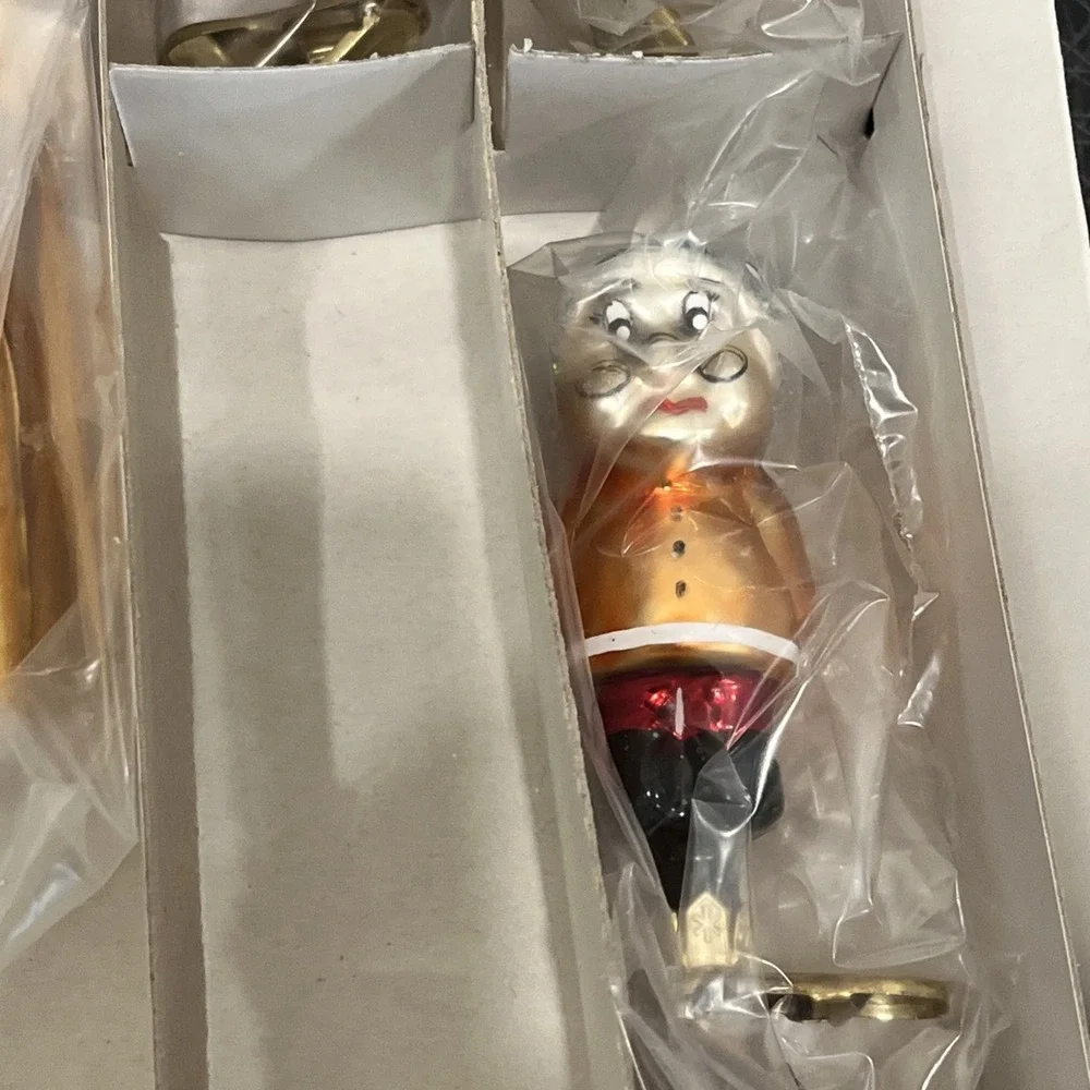 Vtg Christopher Radko Rare‎ 1995 And Snowy Make 8 Ornament, 7 Dwarves Snow White